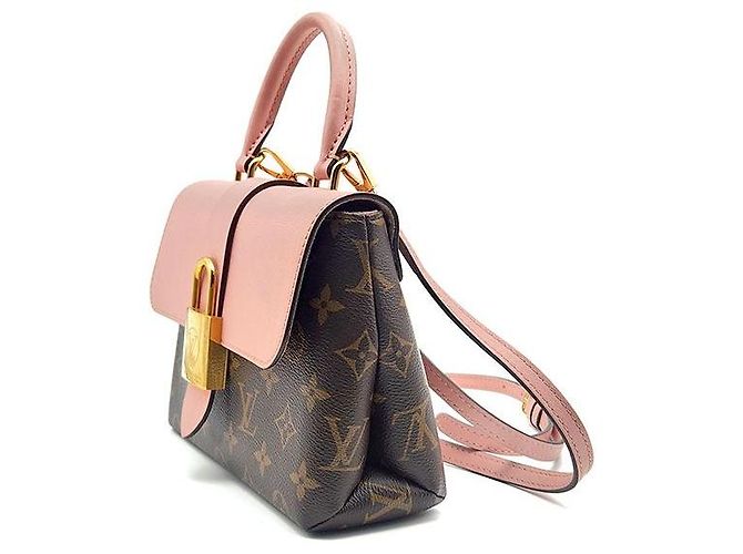 Louis Vuitton Monogram Rocky BB Borsa a mano rosa in tela - vista 2