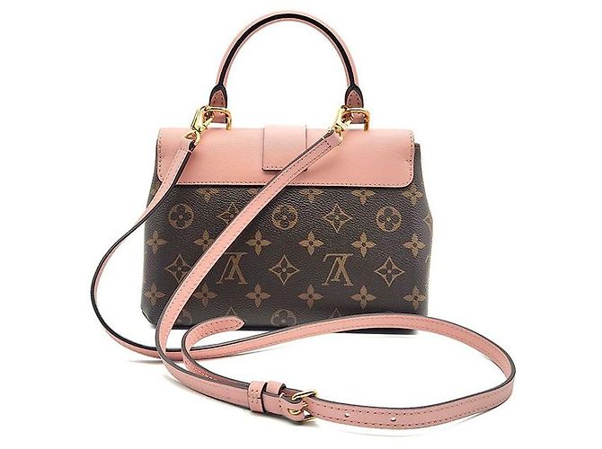 Louis Vuitton Monogram Rocky BB Borsa a mano rosa in tela - vista 3