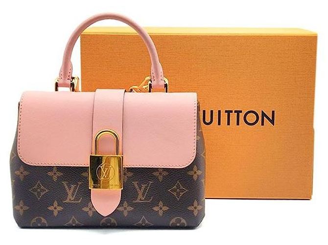Louis Vuitton Monogram Rocky BB Borsa a mano rosa in tela - vista 9