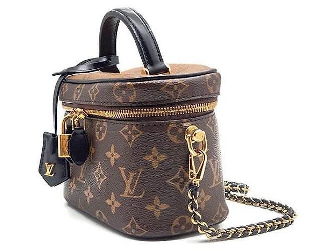 Borsa Louis Vuitton Monogram Vanity PM Marrone - vista 2