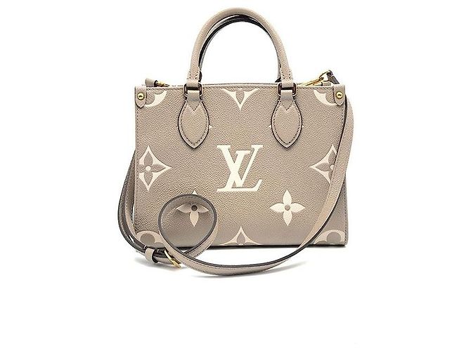 Louis Vuitton Monogram Canvas On The Go PM Marrone - vista 3