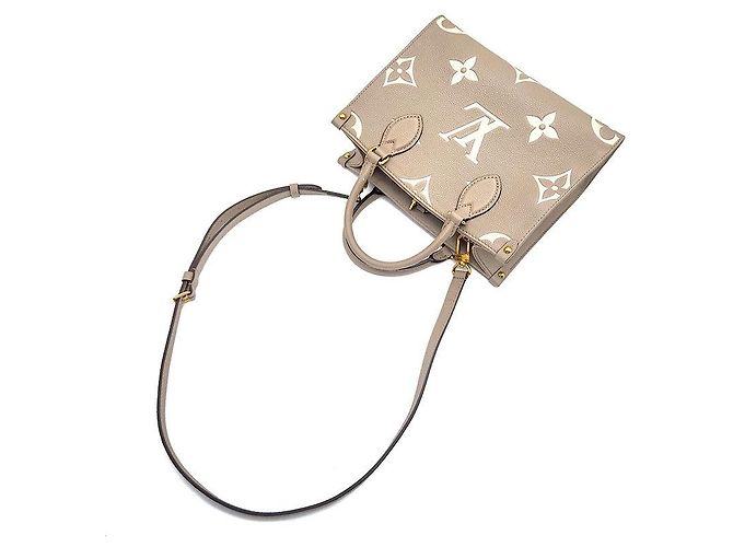Louis Vuitton Monogram Canvas On The Go PM Marrone - vista 4