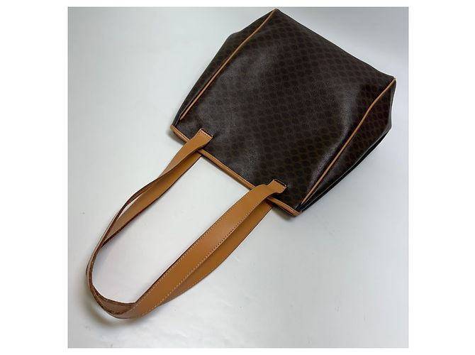 Céline Borsa a tracolla Triomphe Macadam Brown (Top Quality) Marrone - vista 10