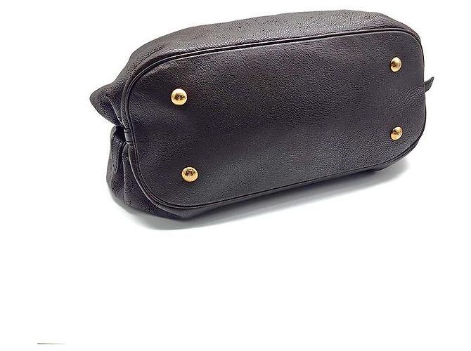 Borsa a mano Louis Vuitton Mahina in pelle marrone - vista 7