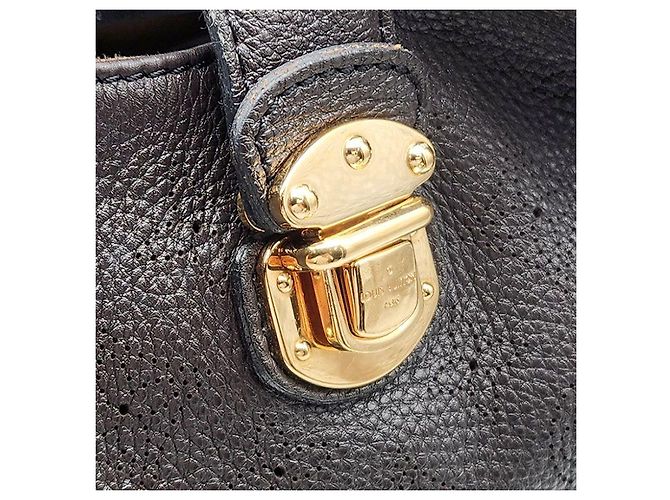 Borsa a mano Louis Vuitton Mahina in pelle marrone - vista 8