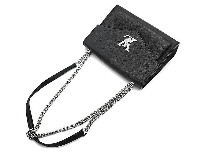 Louis Vuitton My Lockme BB Borsa in pelle nera Nero - vista 4
