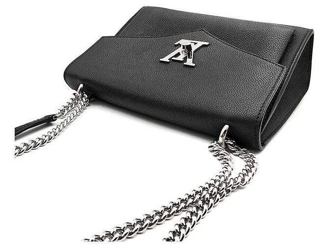 Louis Vuitton My Lockme BB Borsa in pelle nera Nero - vista 6