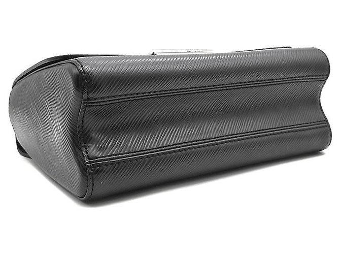 Louis Vuitton Epi Twist MM Borsa in pelle nera Nero - vista 7