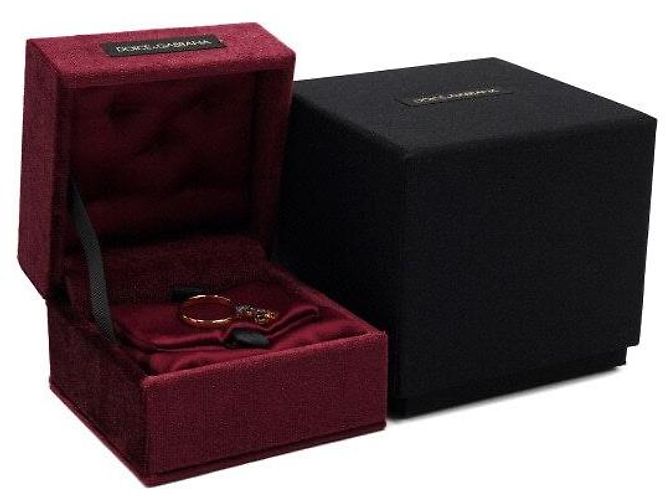 Dolce & Gabbana Anello alfabeto multicolore in oro giallo Misura - vista 7