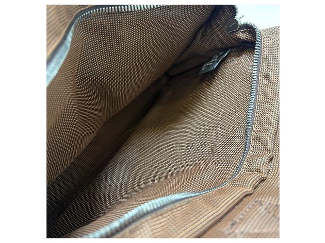 Hermès Borsa Tote Furuto Canvas PM Brown (Top Grade) Marrone - vista 17