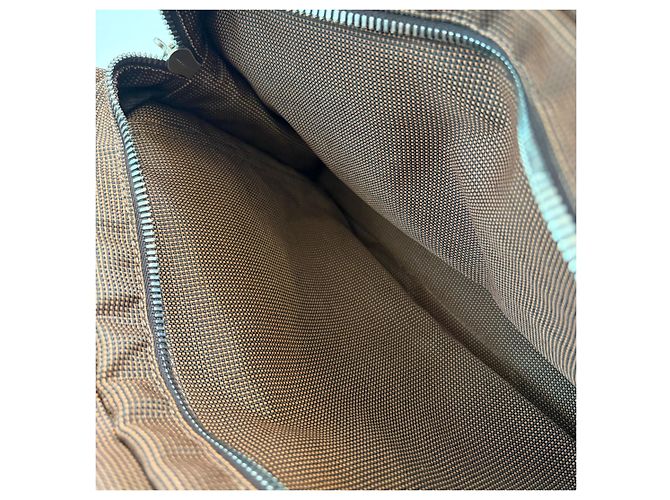 Hermès Borsa Tote Furuto Canvas PM Brown (Top Grade) Marrone - vista 18