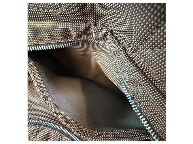 Hermès Borsa Tote Furuto Canvas PM Brown (Top Grade) Marrone - vista 19