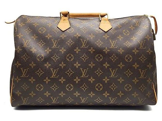 Louis Vuitton Monogram Speedy 40 Marrone - vista 3