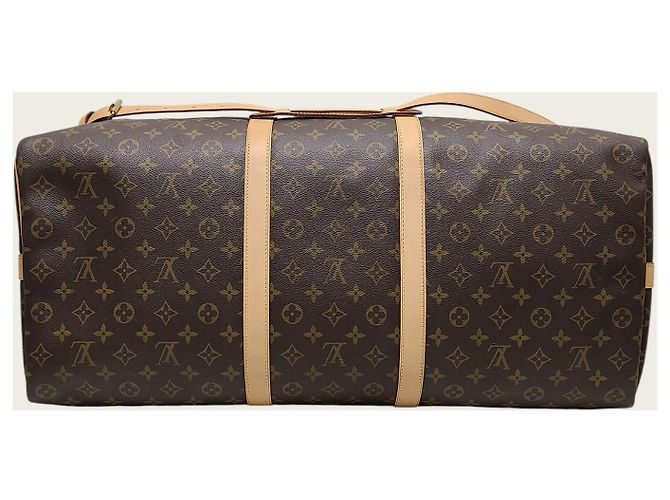 Louis Vuitton Monogram Bandoulière Keepall with Chip Braun - Ansicht 7