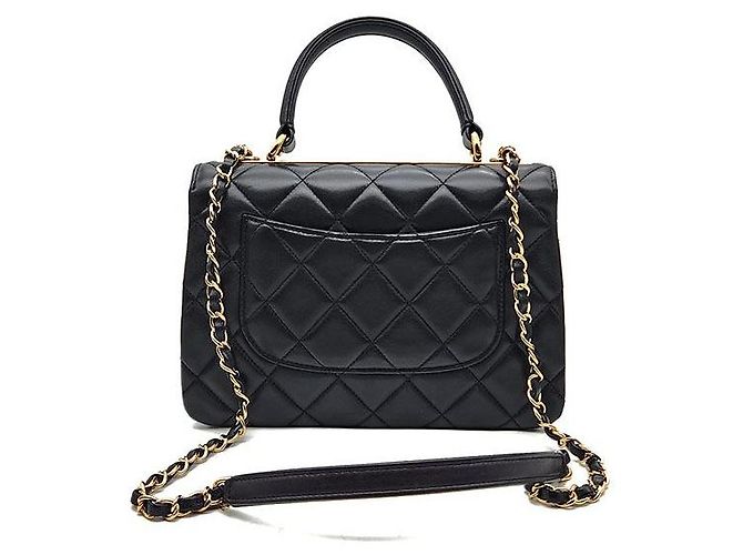 Borsa a mano Chanel Trendy CC Small in pelle nera Nero - vista 3