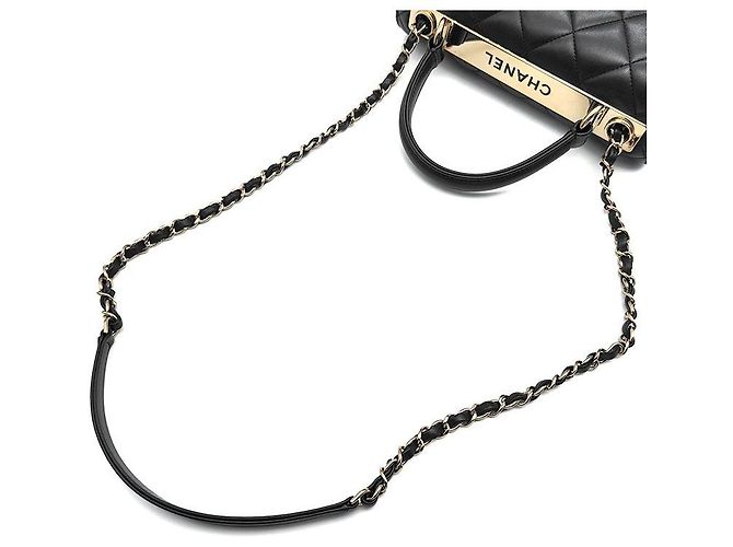 Borsa a mano Chanel Trendy CC Small in pelle nera Nero - vista 5