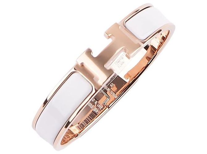 Hermès Pulsera Clickash Oro Rosa Blanco Naranja - vista 10