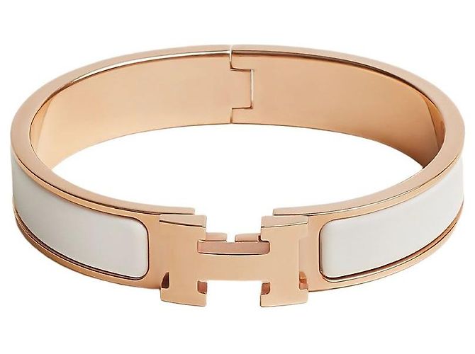 Hermès Pulsera Clickash Oro Rosa Blanco Naranja - vista 4