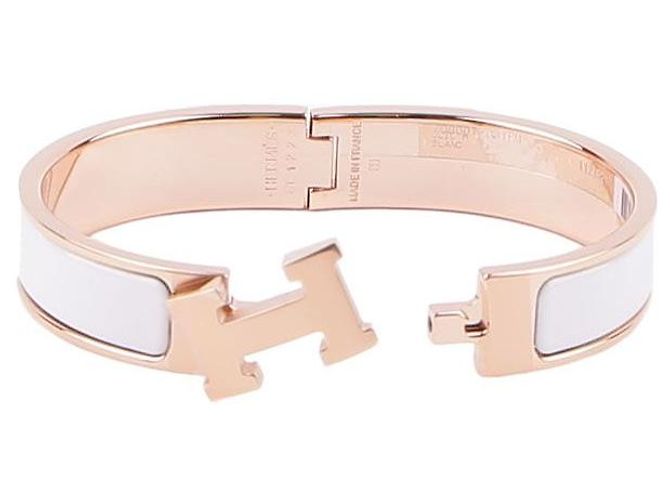 Hermès Pulsera Clickash Oro Rosa Blanco Naranja - vista 9