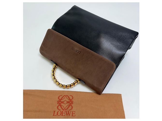Loewe Velzquez Two-Tone Tote Bag mit Tragegriffen Braun - Ansicht 10