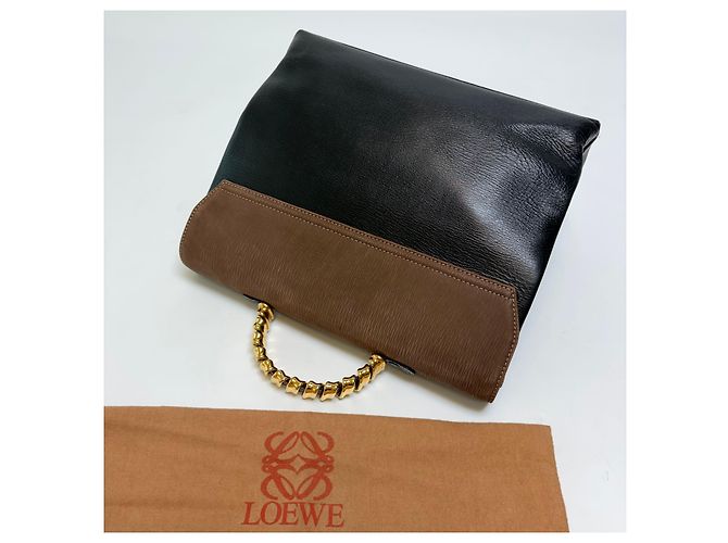 Loewe Velzquez Two-Tone Tote Bag mit Tragegriffen Braun - Ansicht 12