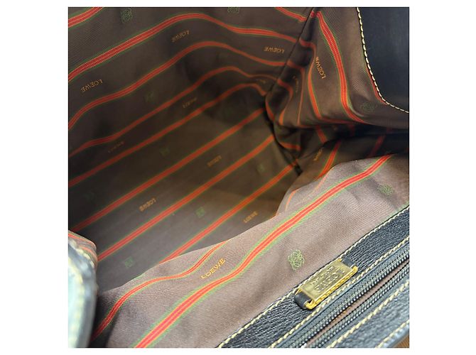 Loewe Velzquez Two-Tone Tote Bag mit Tragegriffen Braun - Ansicht 17