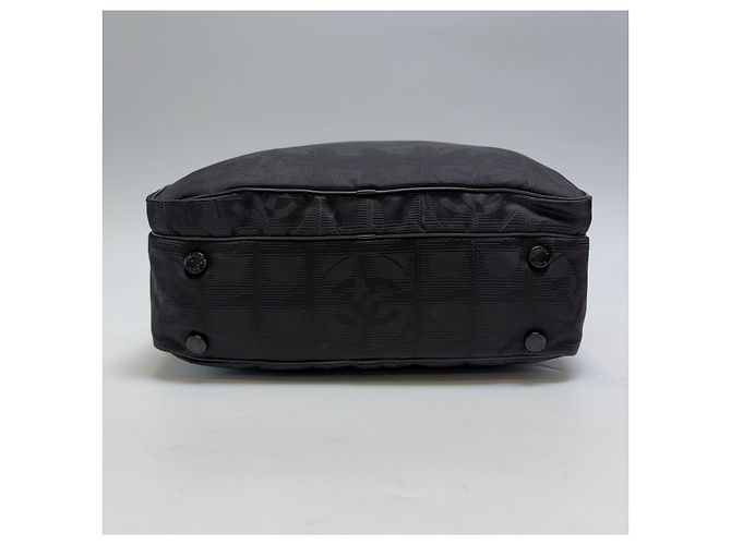 Borsa Tote 2WAY Chanel Nera in Jacquard di Nylon Nero - vista 15