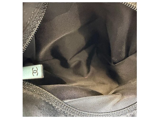 Borsa Tote 2WAY Chanel Nera in Jacquard di Nylon Nero - vista 19