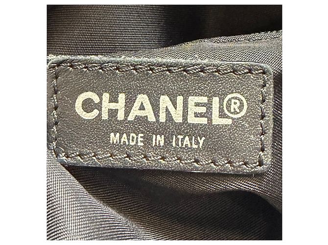 Borsa Tote 2WAY Chanel Nera in Jacquard di Nylon Nero - vista 21