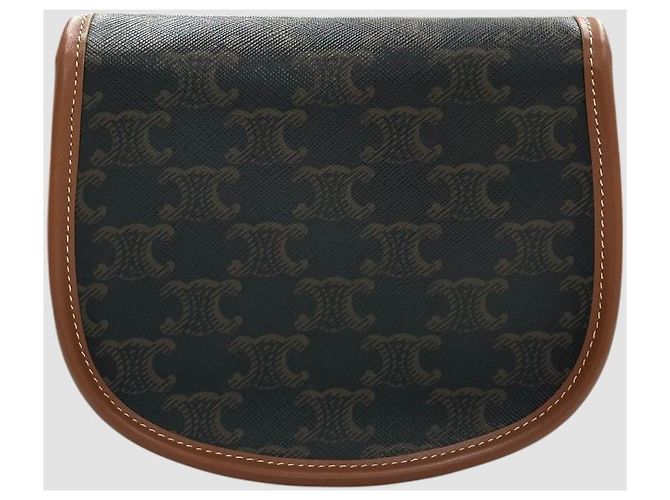 Céline Borsa a tracolla Triomphe Mini Versace Marrone - vista 8