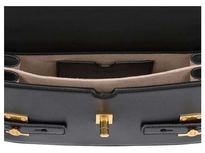 Borsa Balmain B-Buzz 24 in pelle nera Nero - vista 6