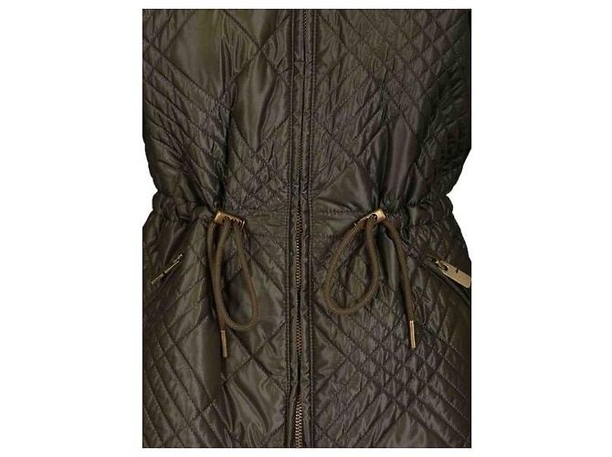 Burberry Micro Check Stitch Nylon Wakerley Jacket Green - view 7