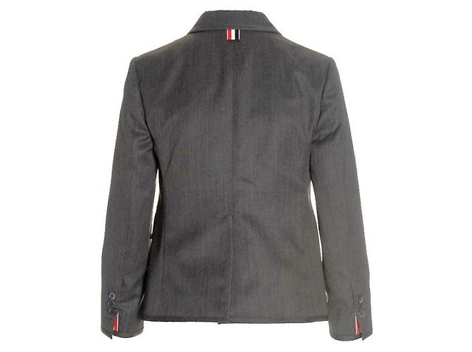 Thom Browne High Armhole Gabardine Wool Jacket - view 4