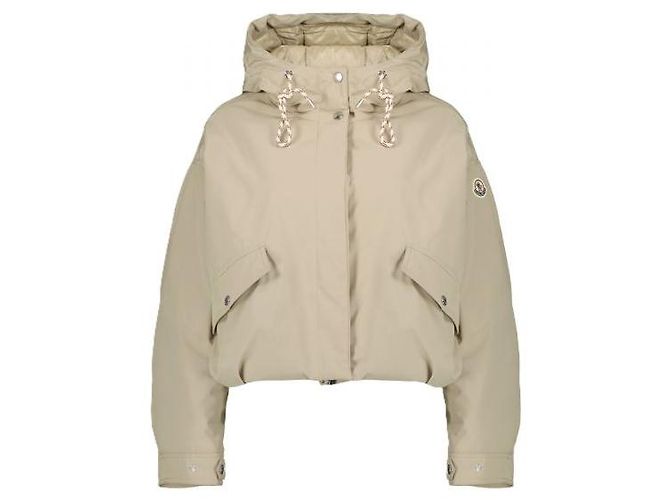 Moncler Chaqueta corta de plumón con capucha Eucalyptus Castaño - vista 3