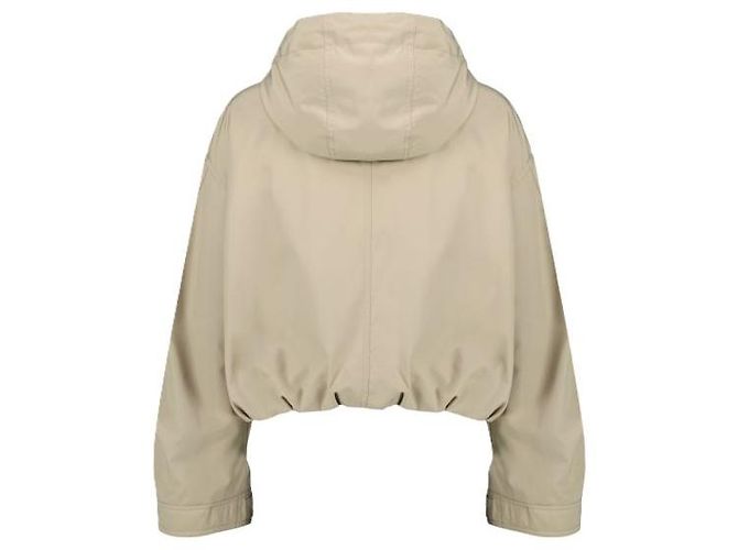 Moncler Chaqueta corta de plumón con capucha Eucalyptus Castaño - vista 4