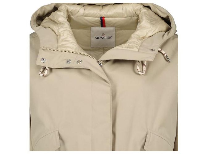 Moncler Chaqueta corta de plumón con capucha Eucalyptus Castaño - vista 6