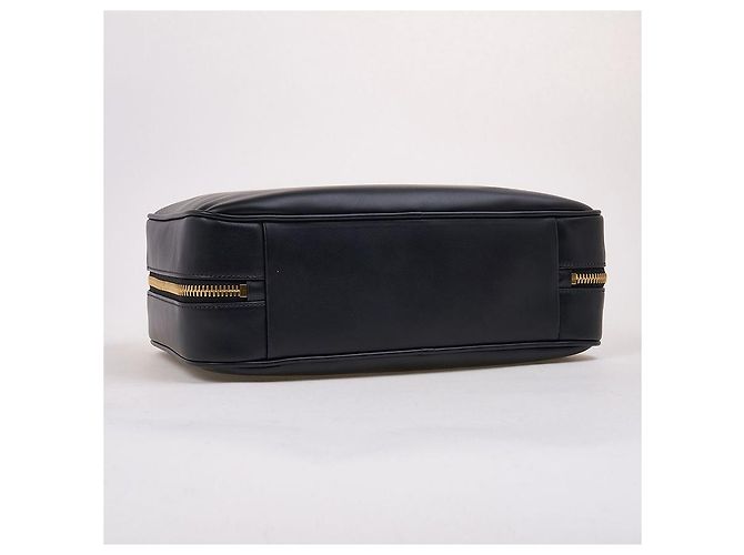 Miu Miu Borsa Tote Grande in Pelle con Fiocco da Donna (MON) Nero - vista 5