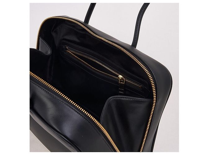Miu Miu Borsa Tote Grande in Pelle con Fiocco da Donna (MON) Nero - vista 8