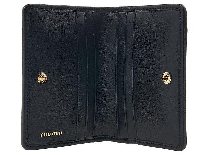 Miu Miu Tarjetero Matelassé Negro - vista 10