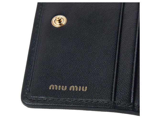 Miu Miu Tarjetero Matelassé Negro - vista 9