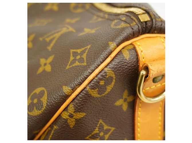 Louis Vuitton Brown Boston Monogram Keepall Bandoulière 50 Marrone - vista 6