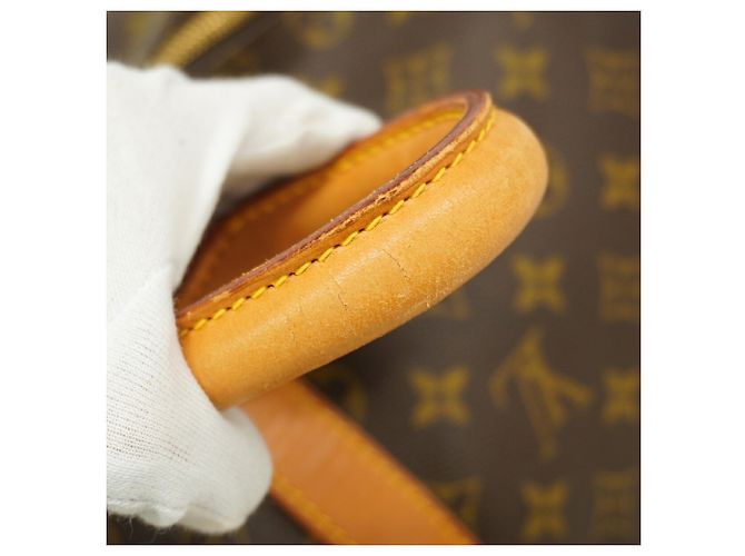 Louis Vuitton Brown Boston Monogram Keepall Bandoulière 50 Marrone - vista 8
