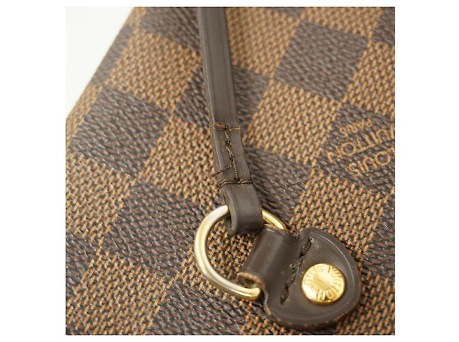 Borsa Tote Louis Vuitton Damier Neverfull MM N51105 Ebene Damier ebene - vista 10