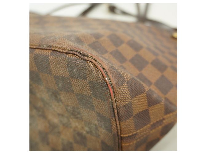 Borsa Tote Louis Vuitton Damier Neverfull MM N51105 Ebene Damier ebene - vista 11