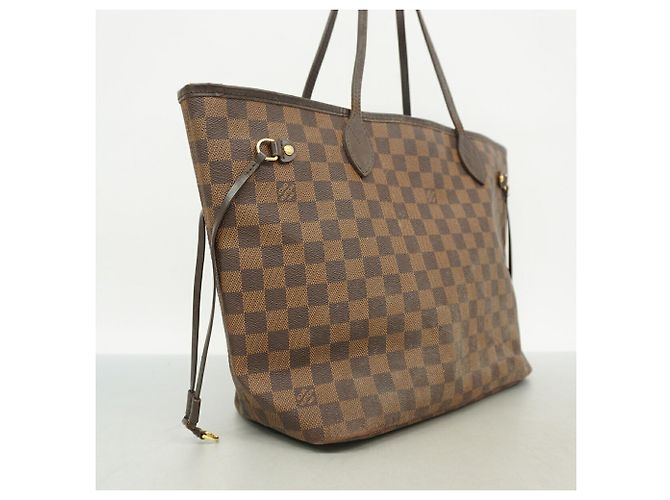 Borsa Tote Louis Vuitton Damier Neverfull MM N51105 Ebene Damier ebene - vista 2