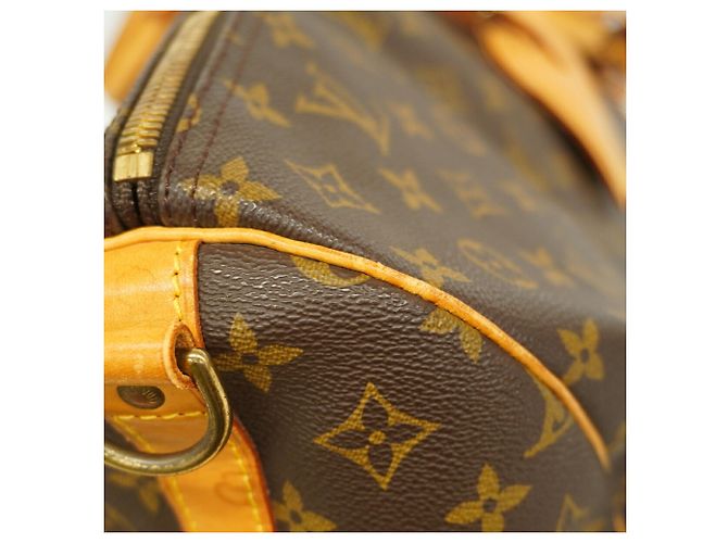 Louis Vuitton Boston Monogram Keepall Bandoulière 60 Marrone - vista 11