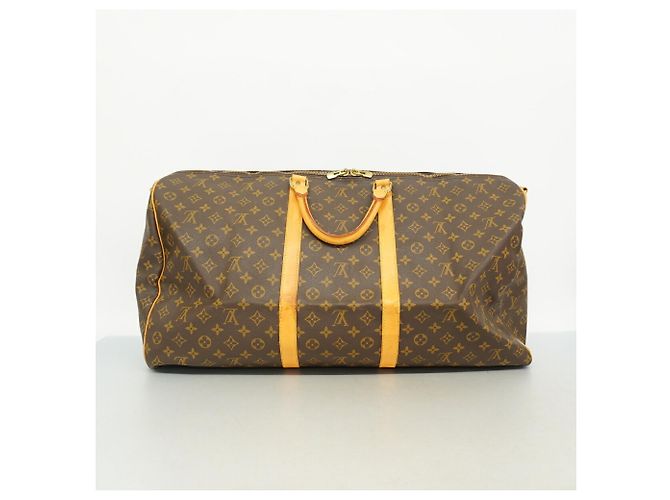 Louis Vuitton Boston Monogram Keepall Bandoulière 60 Marrone - vista 14