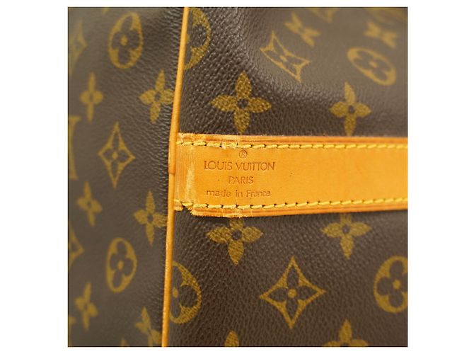 Louis Vuitton Boston Monogram Keepall Bandoulière 60 Marrone - vista 5