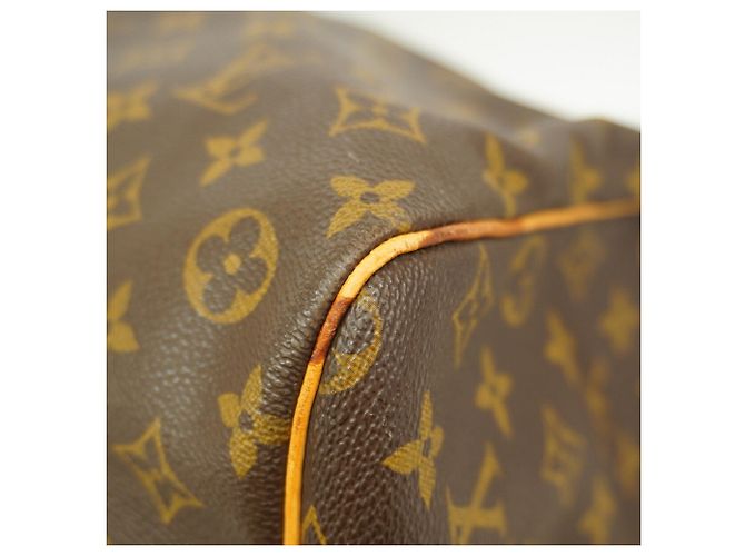 Louis Vuitton Boston Monogram Keepall Bandoulière 60 Marrone - vista 7