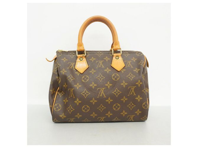 Borsa Louis Vuitton Monogram Speedy 25 Marrone - vista 13